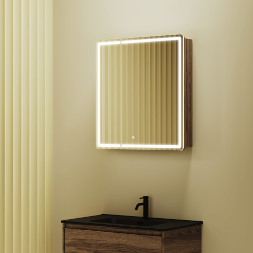 Зеркало-шкаф Sancos Mirror MI70ECH 69х15х74 настенный цвет дуб чарльстон - фото 2